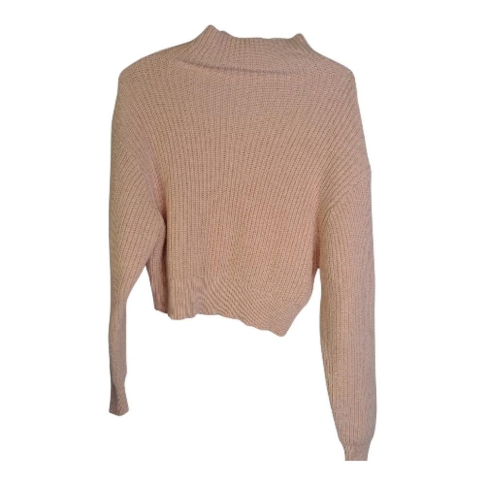 Aritzia Wilfred Merino Wool Sweater , Cropped, Mock neck